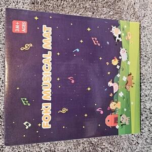Foki musical floor mat for toddles. Battery operated. NIB